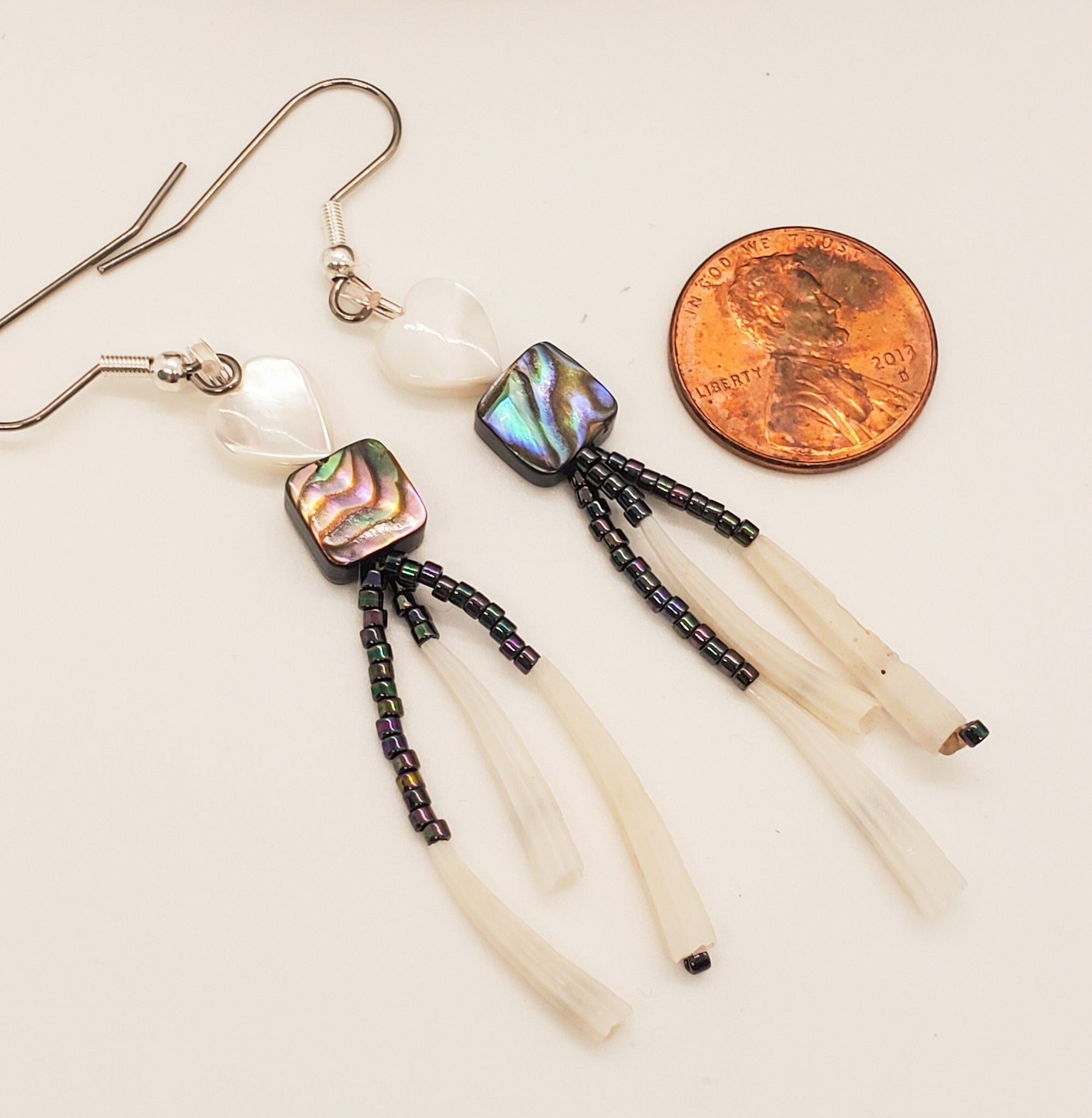 Paua earrings shop