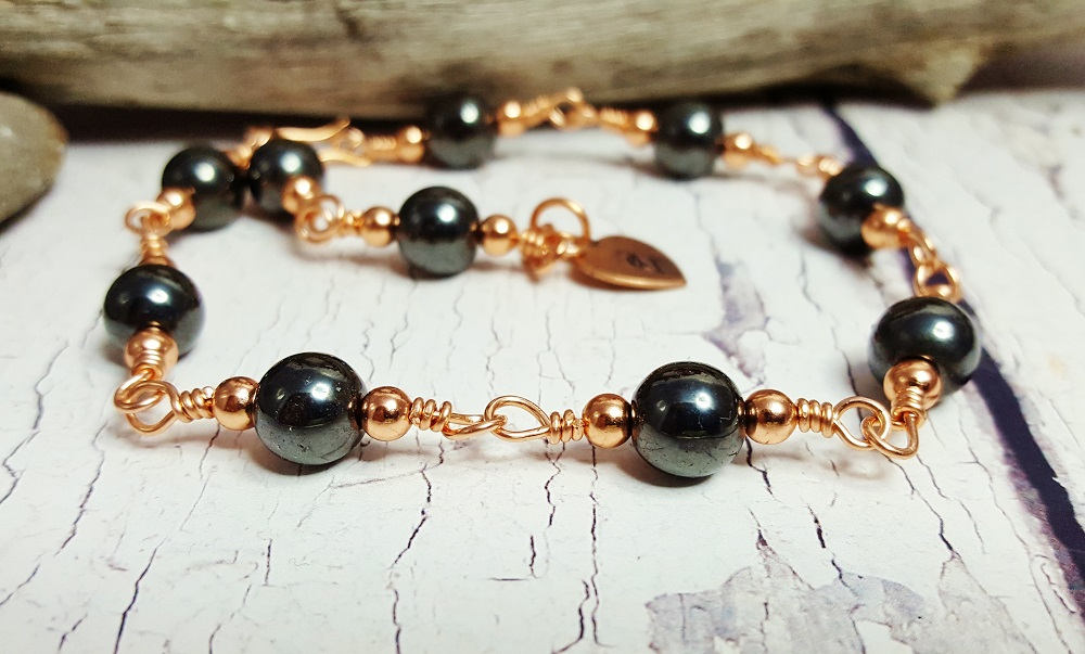 Pulseras Joyería con piedras magnéticas para hombres y mujeres hematita Pulsera de artritis para aliviar el estrés para curación de BOFEE olivi.com.br