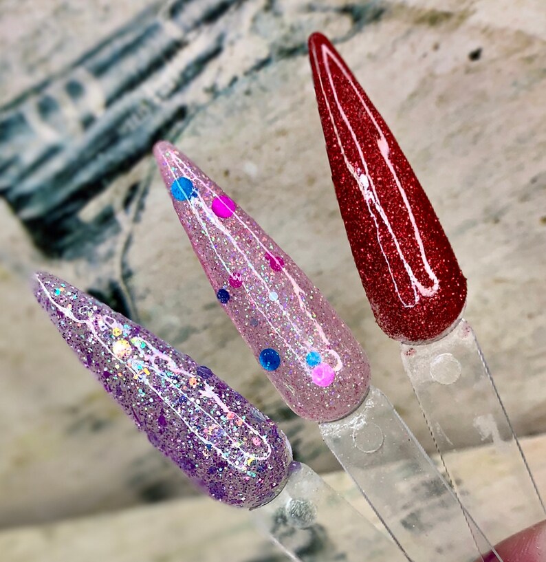 Candy Apple Love Dip PowderRed Dip PowderShimmer Dip Etsy