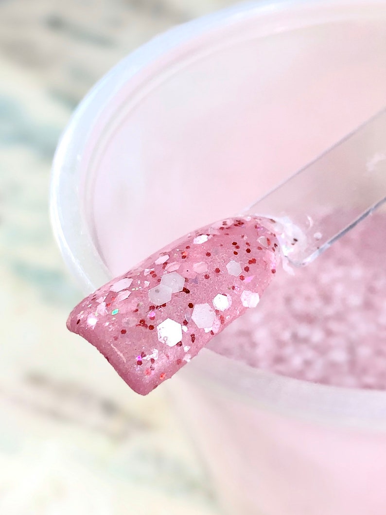 Candy Cane Dip PowderRed Dip PowderShimmer Dip Etsy