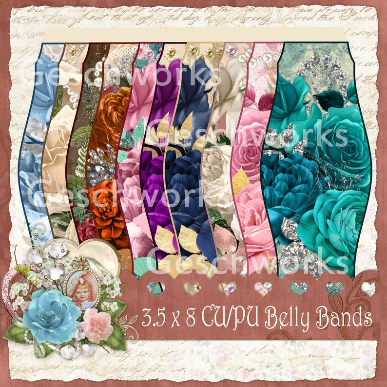 POD Digital Belly Bands Etsy