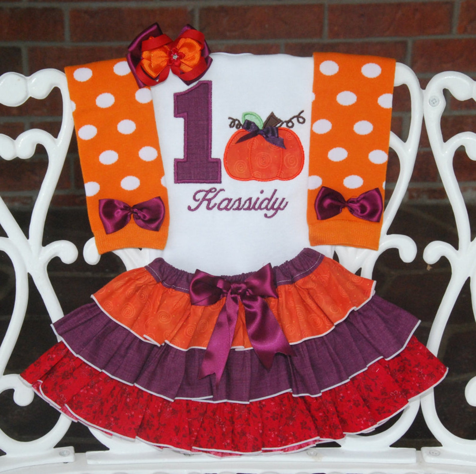 Fall Pumpkin Birthday Outfit Pumpkin First Birthday | Etsy