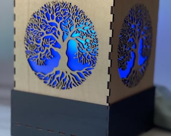 Tree of Life Lamp: Color Changing LED Accent Light