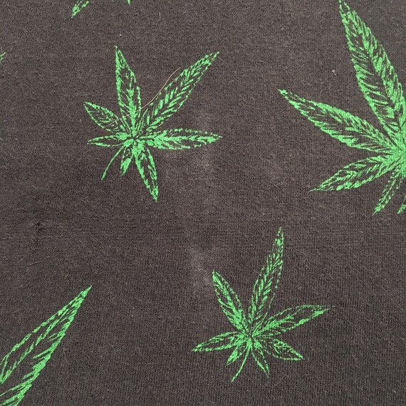 Vtg. 90s Fashion Victim All Over Print Cannabis Marijuana Vtg. 90s Fashion Victim All Over Print Cannabis Marijuana