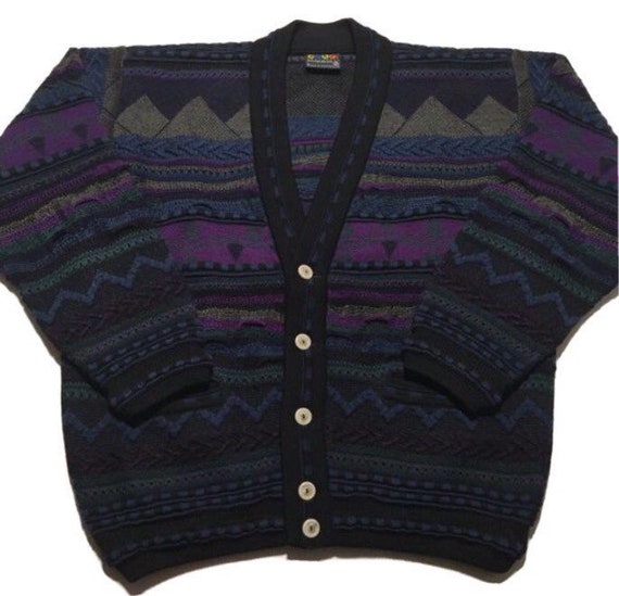 Vtg. 90s COOGI Cardigan Sweater