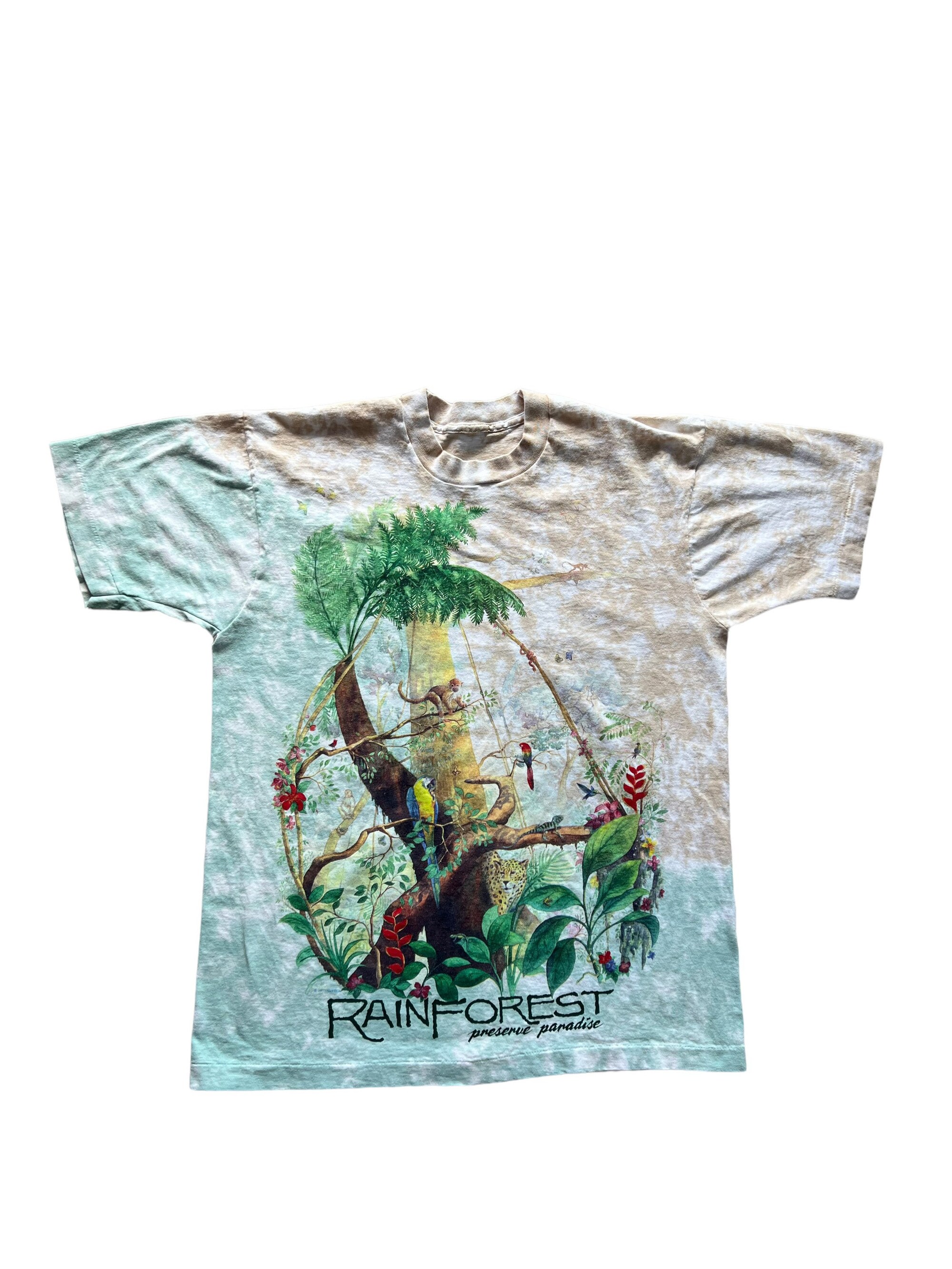 Discover Vintage 90s Rainforest T-Shirt, Preserve Paradise