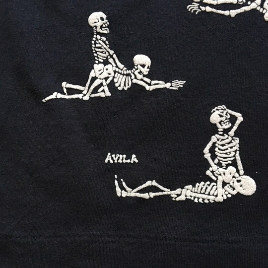 Disover Vintage 1990 Fashion Victim Skeleton Sex T-Shirt