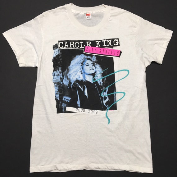 Vtg. 80s Carole King City Streets T-Shirt