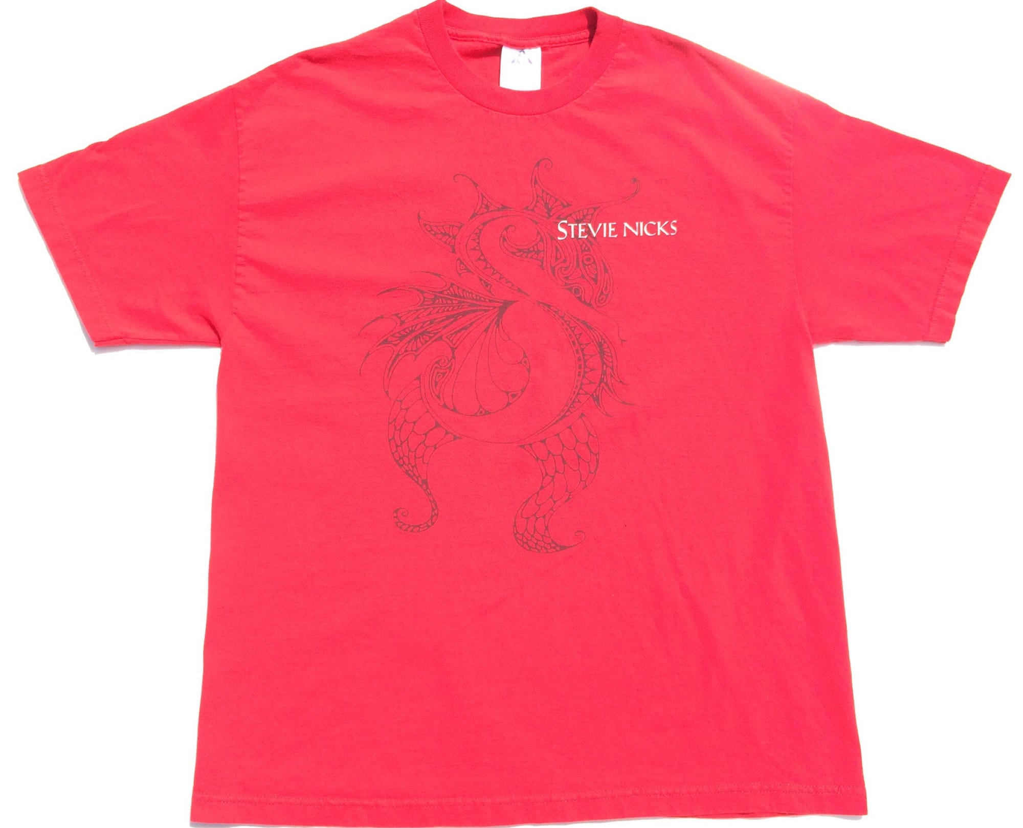 Discover Vintage Stevie Nicks Trouble In Shangri-La Red Dragon Witchy T-Shirt