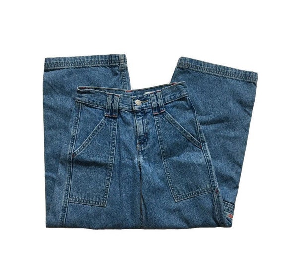 Vtg. 90s Levi’s Dry Goods Cargo Carpenter Jeans Yo