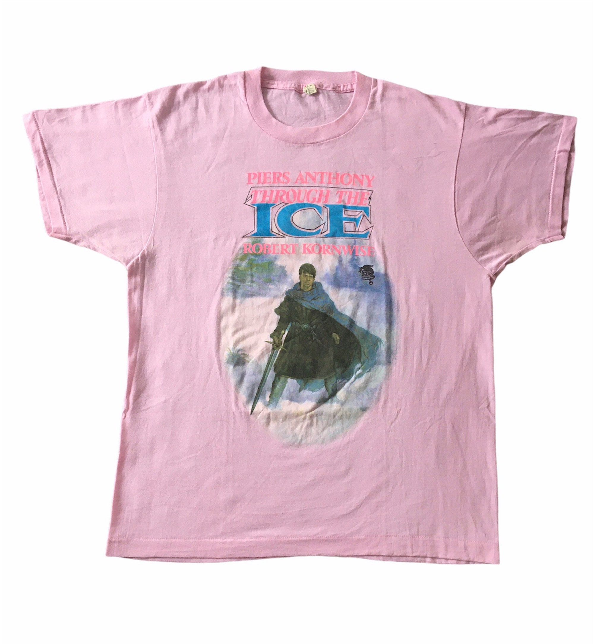 Discover Vintage 80s Through The Ice Piers Anthony Fantasy Novel Screen Stars T-Shirt