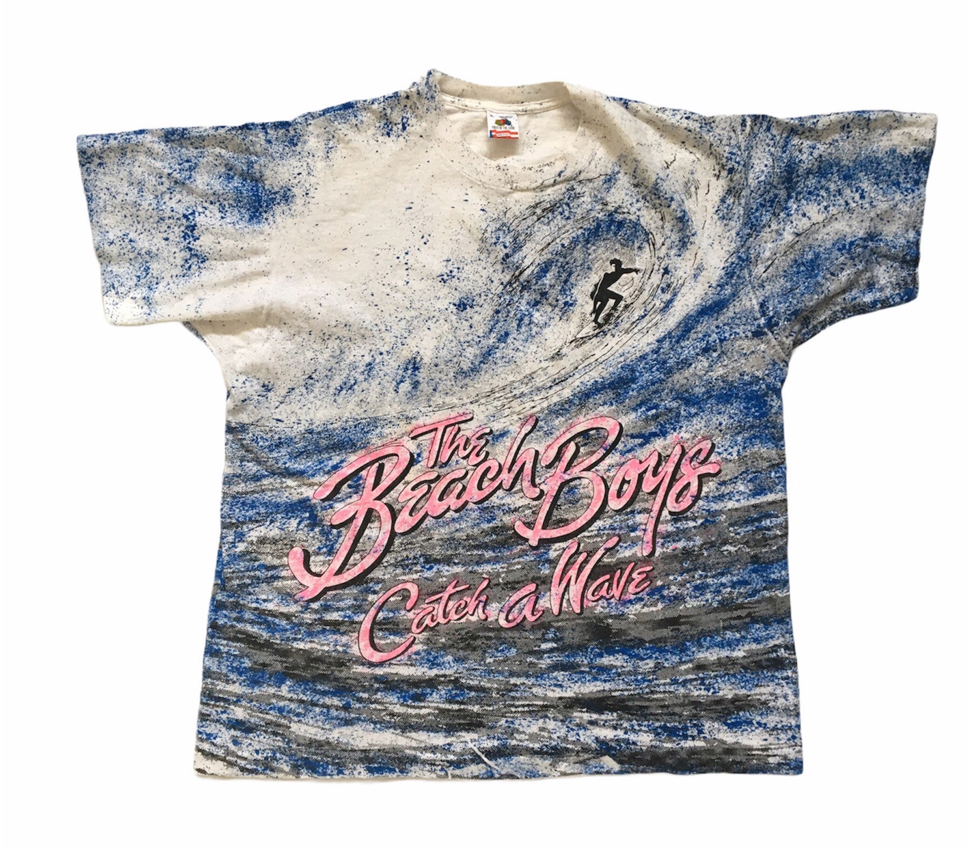 Vintage 90s Beach Boys Catch A Wave T-Shirt