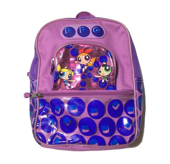 Vtg. 90s Powerpuff Girls Backpack