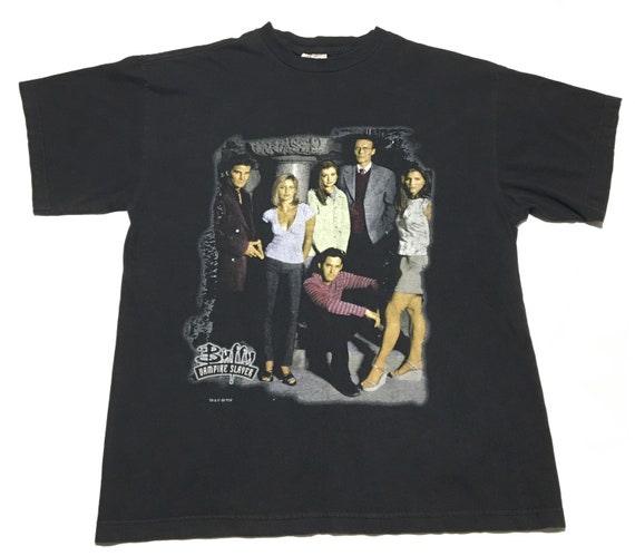 Vtg. 90s Buffy The Vampire Slayer Horror TV Show T