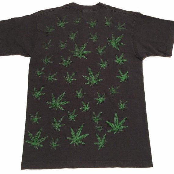 Vtg. 90s Fashion Victim All Over Print Cannabis Marijuana Vtg. 90s Fashion Victim All Over Print Cannabis Marijuana