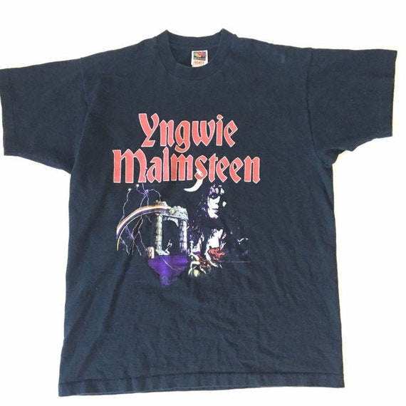 USA製 90s イングウェイマルムスティーン ワールドツアーＴシャツ