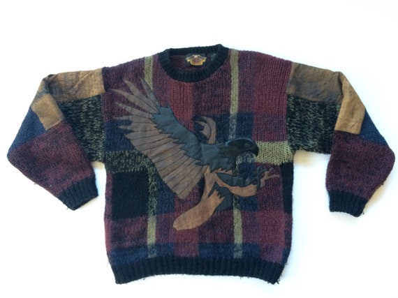 Vintage harley davidson knit sweater Clearance
