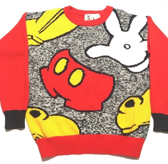 Vtg. 80s Mickey Mouse Knit Sweater