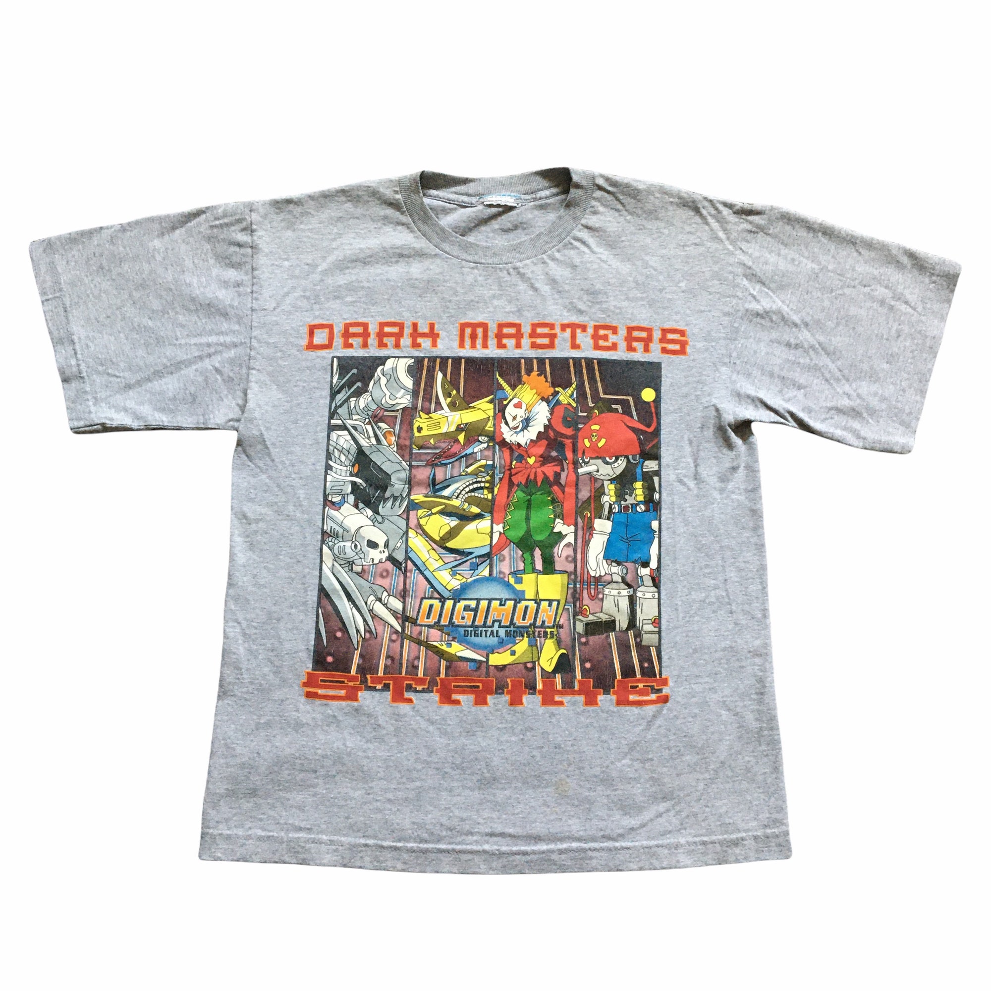 Vintage 90s Digimon Dark Masters Strike Rare Anime T-Shirt