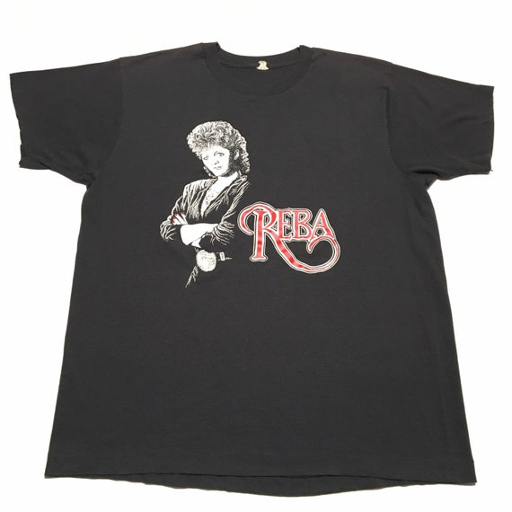 Vtg. 80s Reba McEntire Screen Stars T-Shirt