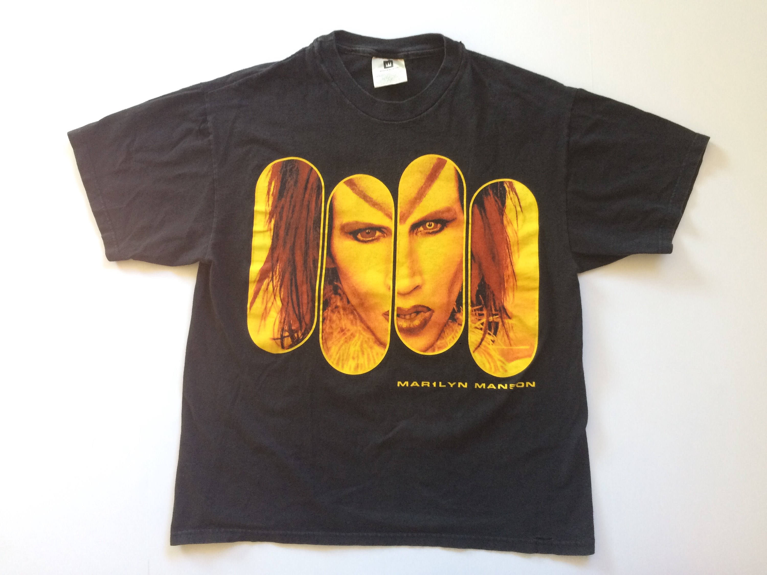 Vtg. Marilyn Manson Rock is Dead Vintage 90s Winterland T-shirt 