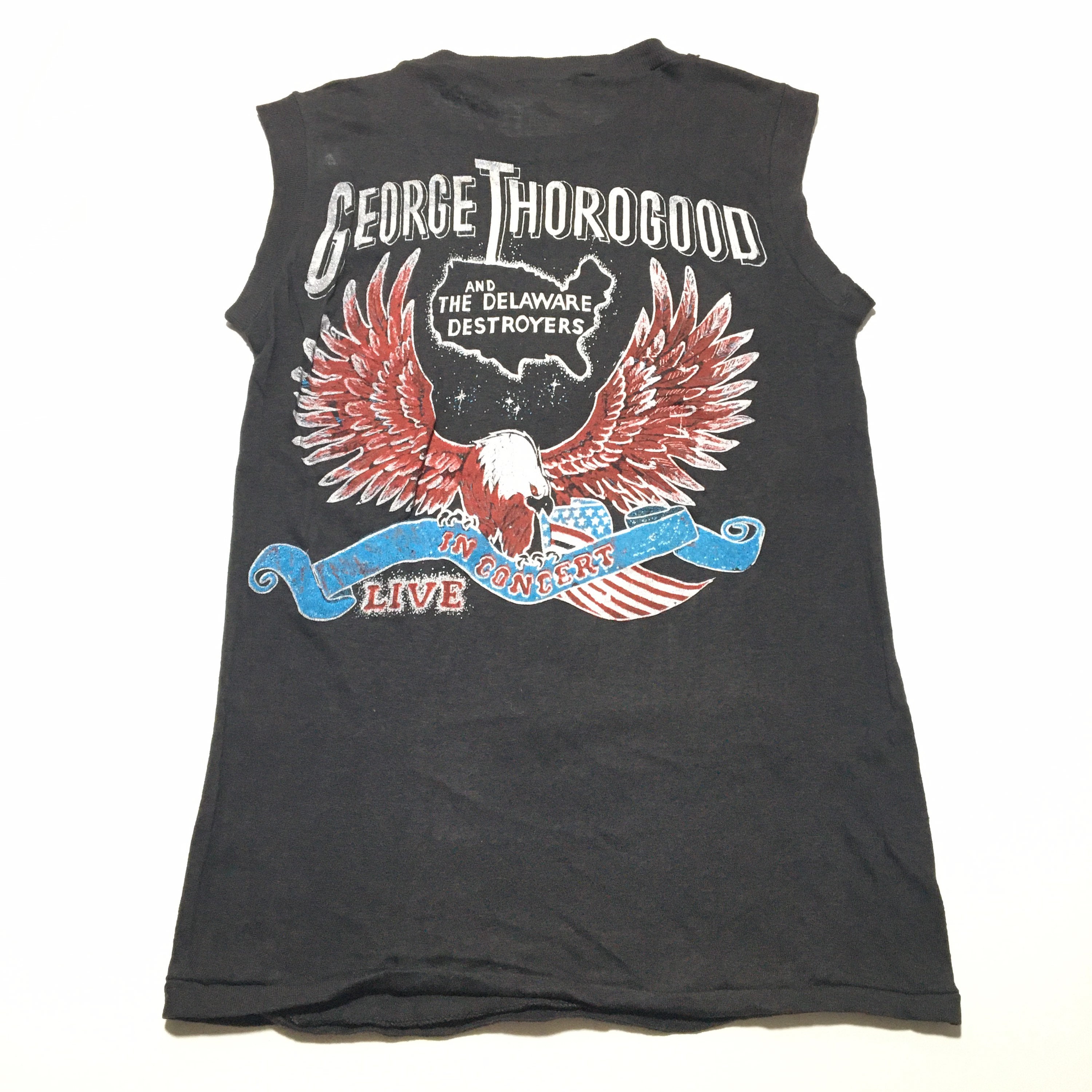 Vintage 80s George Thorogood Delaware Destroyers Tour T-shirt | Etsy