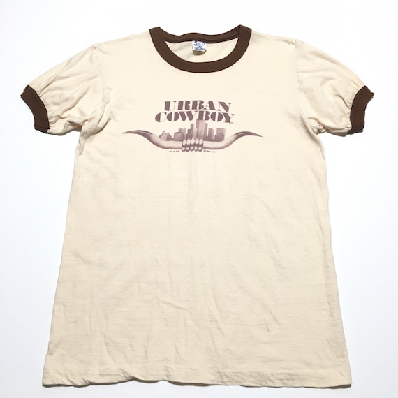Vtg. 1980 Urban Cowboy John Travolta Film Promo T-