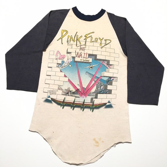 Vintage 1980 Pink Floyd the Wall Raglan 