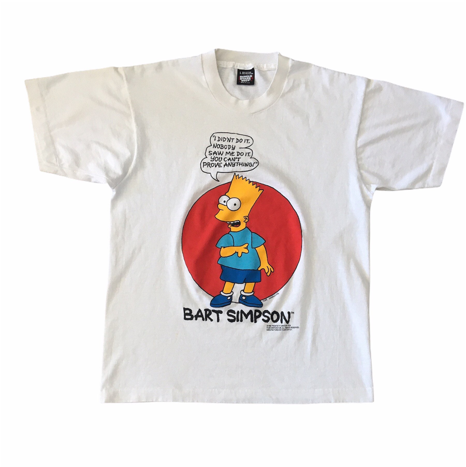 bart simpson shirts 90s