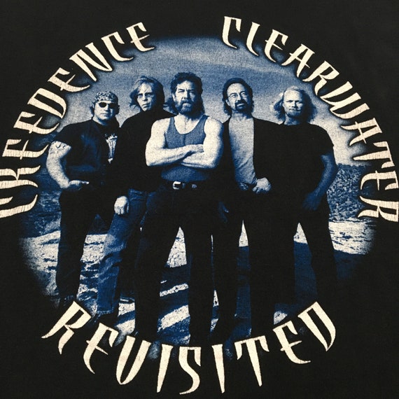 Vtg. 90s Creedence Clearwater Revisited Tour T-Shi