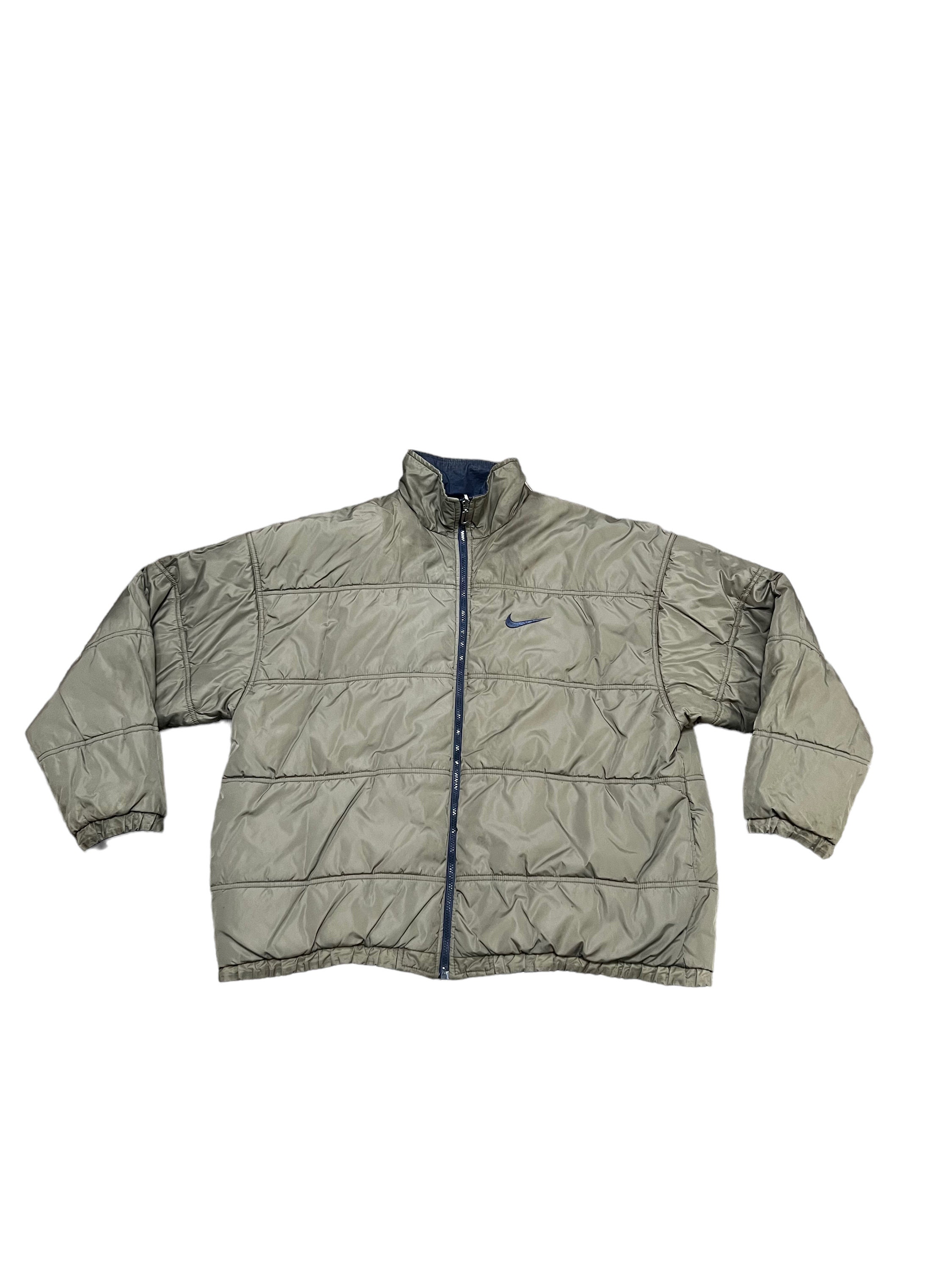 Vintage 90s NIKE Reversible Puffer Jacket - Etsy Singapore