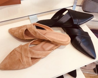 Mules,Sandales en cuir femme,Sandales soldes femme,Fait main 100% cuir de vachette véritable,Sandales pour femme,Sandales grecques,Sandales populaires