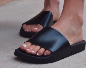 Arch Support Sandale, Ledersandalen Frauen, griechischen Sandalen, Damensandalen, Rindsleder, handgefertigt in GRIECHENLAND, handgemacht