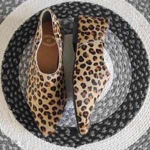 Mules,Sandales en cuir femme,Sandales soldes femme,Fait main 100% cuir de vachette véritable,Sandales pour femme,Sandales grecques,Sandales populaires Leopard