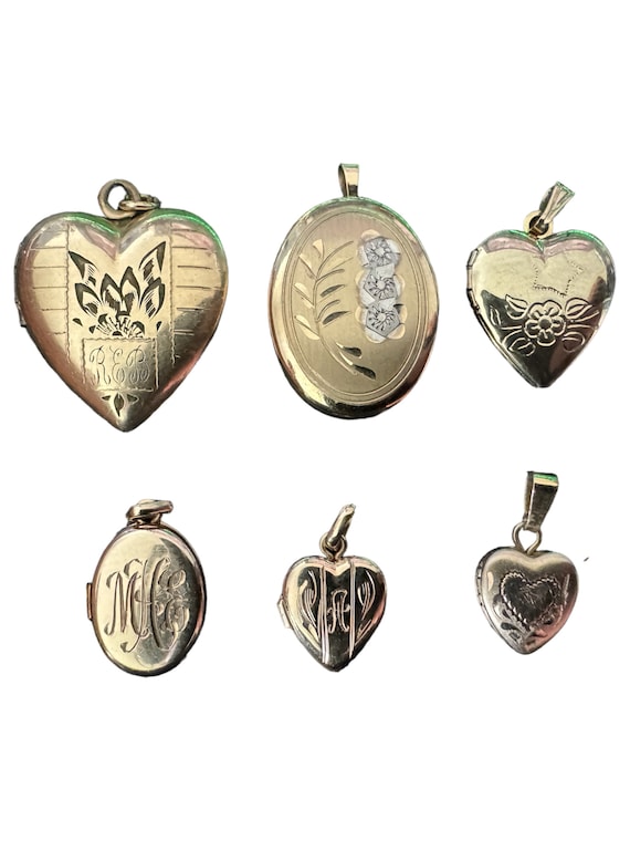 Keepsake Lockets- Vintage 14k Gold - 14k Gold Fill