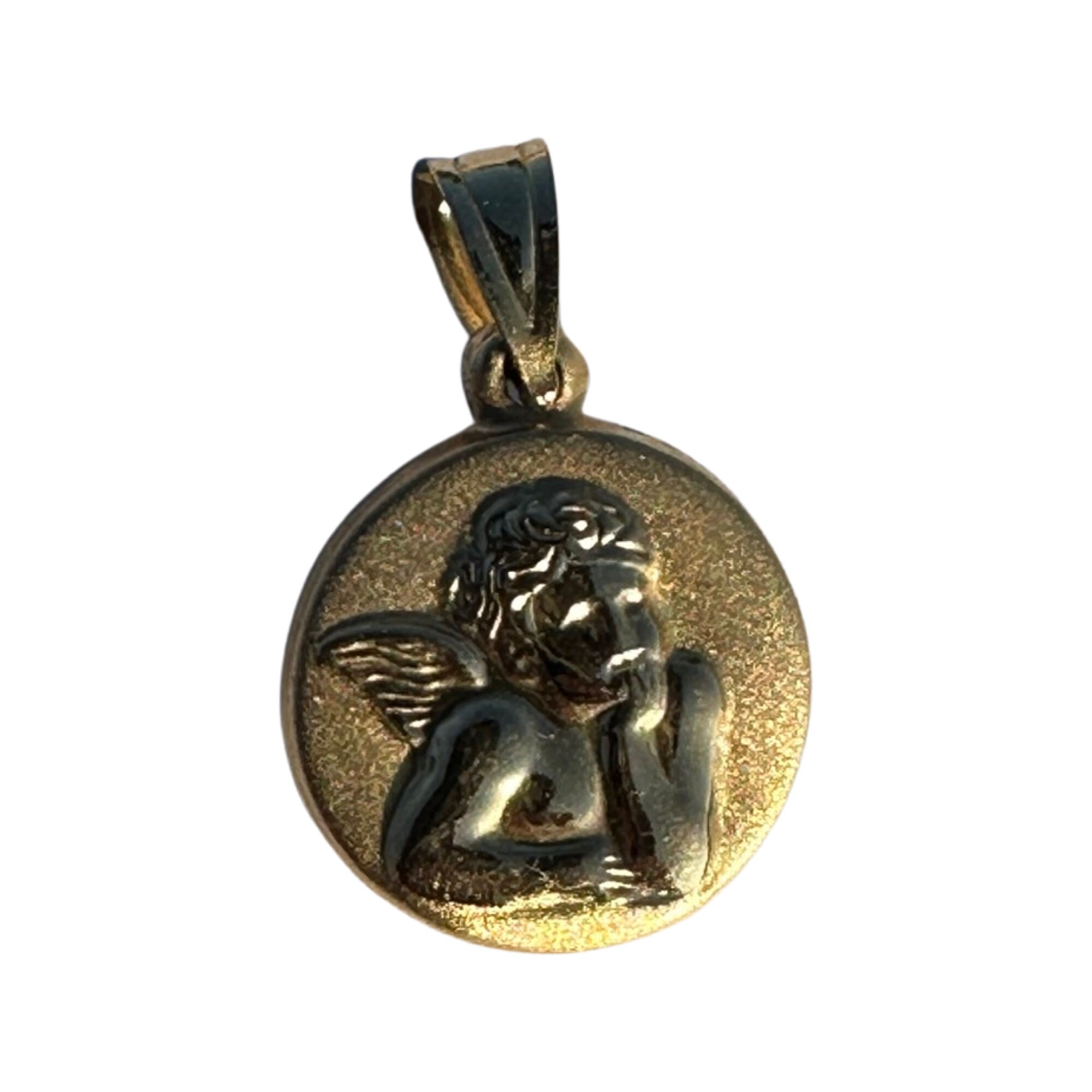 DLUXCA Heart Cherub Angel Charm for Bracelet Earring Necklace, Religious, Guardian Angel Cupid Pendant Valentine Day Inspired | X-729