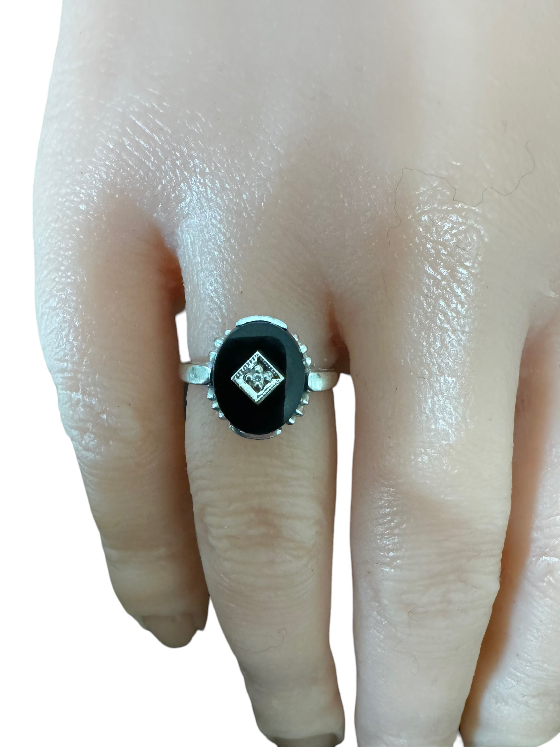 Vintage Engagement Ring - Vintage 10k Two-tone Diamond