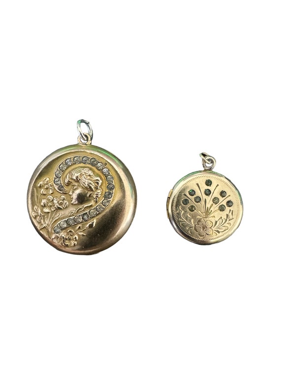 Lockets-Antique 12k Gold Filled - Victorian  Era … - image 1