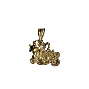 Vintage 14k Good Michael Anthony Cherub “Mom” Pendant