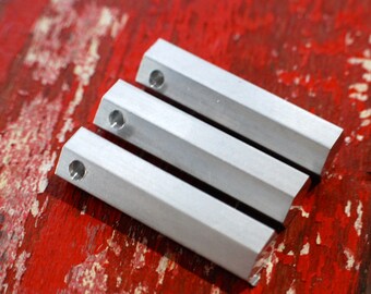 Stamping Blanks Aluminum HEXAGON BAR 3/8" - You choose the length  De-Bured
