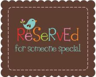 Reserved listing for Diana