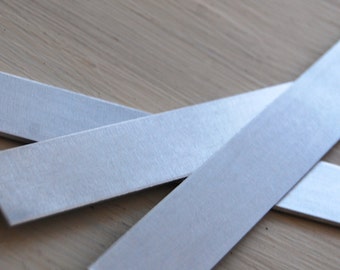 Stamping Blanks 3/4" x 6.5" Cuff - 16 gauge ALUMINUM -  De-Bured
