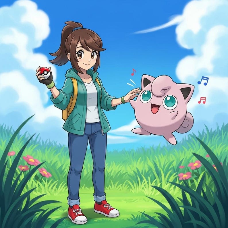 Custom Pokemon Trainer Art, Pokemon Style Commission - Pokemons ...
