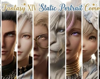 Final Fantasy XIV Static Portrait Commission