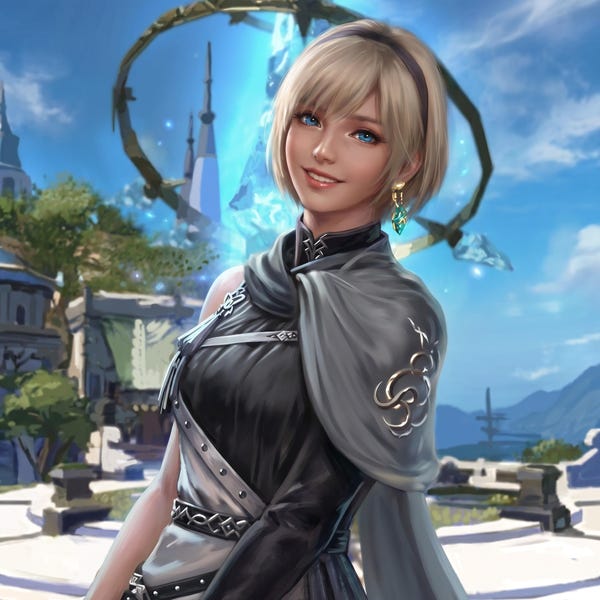Personalized Digital Painting Final Fantasy XIV Character Commission
