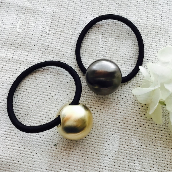 200pcs/10pcs Women's All-Match Black High Elastic Non-Damaging Hair Tie Scrunchi