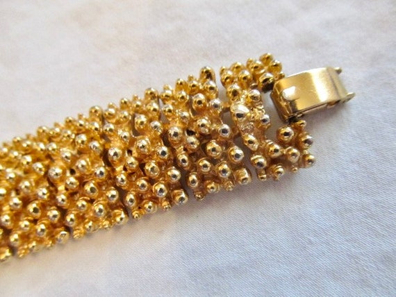 Sarah Coventry Linked Bracelet Gold Tone Signed - image 6