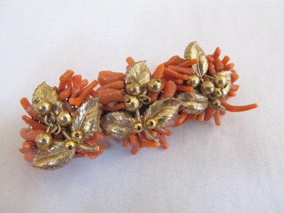 Miriam Haskell Coral Gem