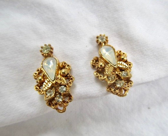 Florenza Necklace & Clip Earrings Demi Parure Set… - image 6