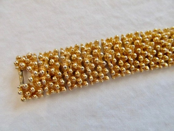 Sarah Coventry Linked Bracelet Gold Tone Signed - image 4